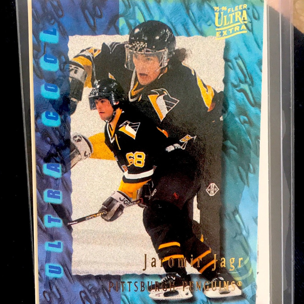 Fleer Ultra-Extra - Jaromir Jagr Hockey Card